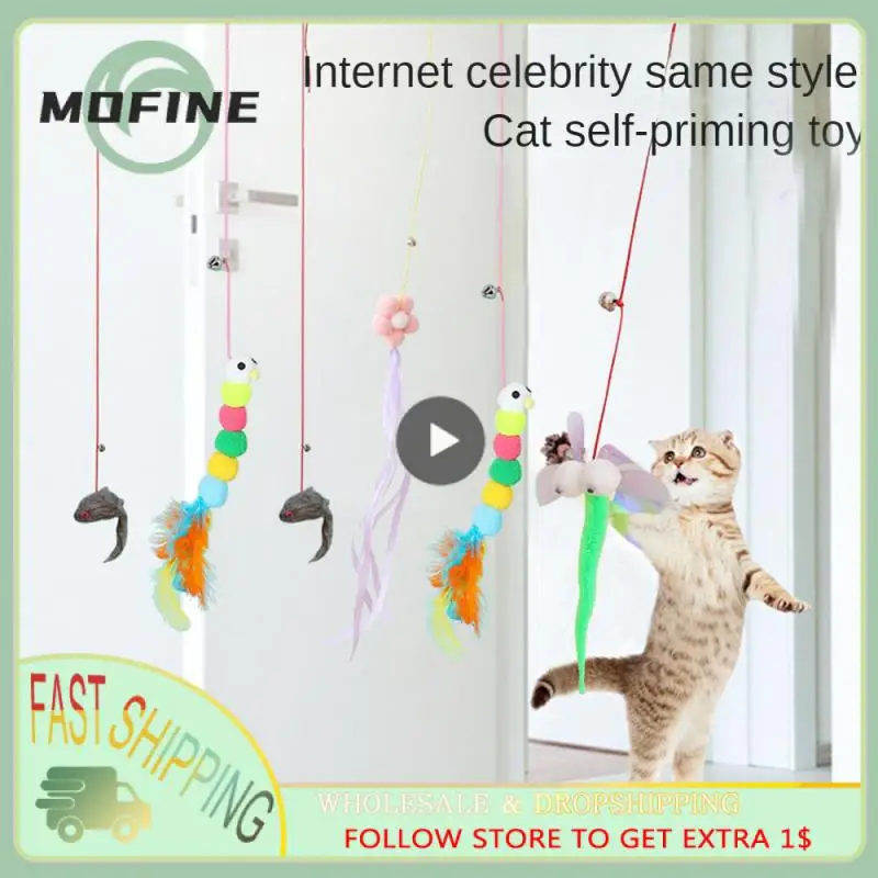 Funny Self-hey Interactive Cat Toy Elastic For Kitten Playing Teaser Wand Toy Interactive Toy Swing Door Hanging Sticky Disc
Funny Self-hey Interactive Cat Toy Elastic For Kitten Playing Teaser Wand Toy Interactive Toy Swing Door Hanging Sticky Disc