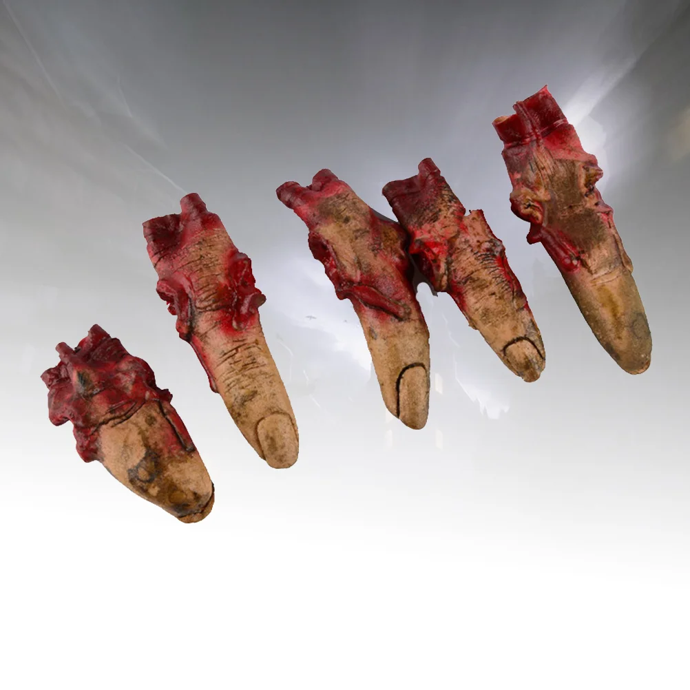 Fingers Props Fake Scaryfinger Decorations Horror Haunted Zombie Costume Severed Body Broken Prank Offpart Househanging Parts
Fingers Props Fake Scaryfinger Decorations Horror Haunted Zombie Costume Severed Body Broken Prank Offpart Househanging Parts