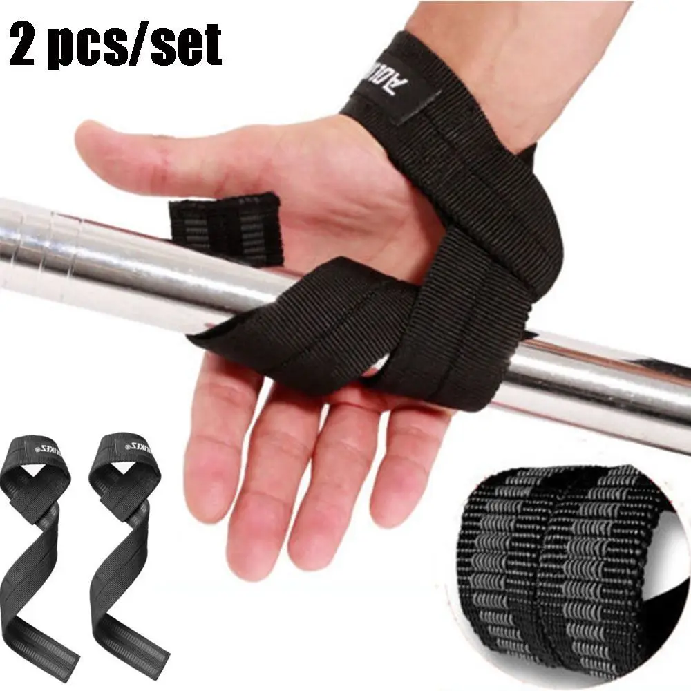 

2Pcs/Lot New Adjustable Hand Belt Professional Sport Wrist Support Gym Strap Weight Lifting Bodybuilding Wristband