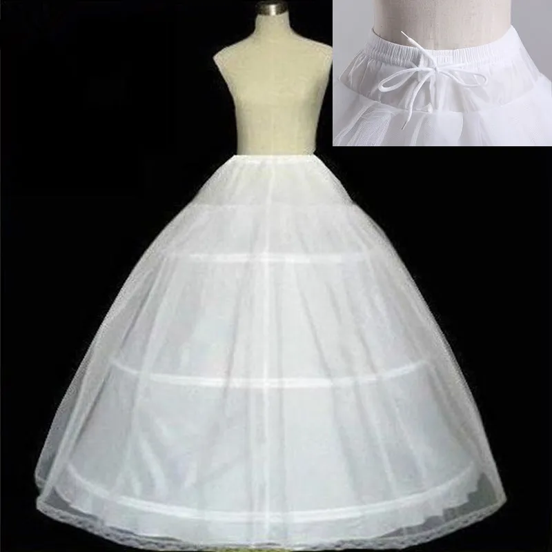 

Высококачественная Белая Нижняя юбка с 3 кольцами, Нижняя юбка из кринолина для свадебного платья, свадебное платье, 2023