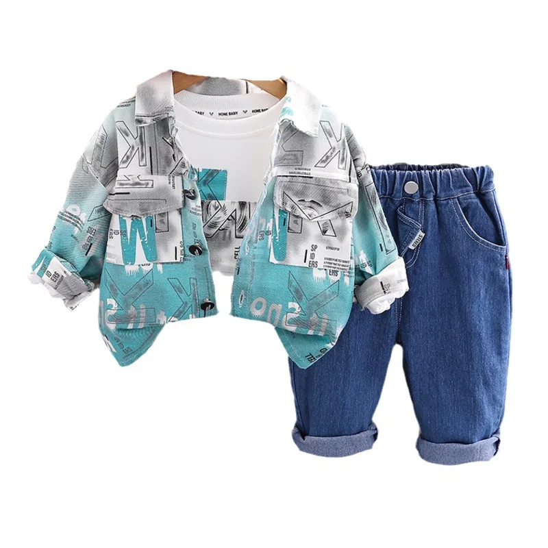 New Autumn Baby Girl Clothes Kids Outfits Children Boys Jacket T-Shirt Pants 3Pcs/Sets Toddler Casual Costume Infant Tracksuits
New Autumn Baby Girl Clothes Kids Outfits Children Boys Jacket T-Shirt Pants 3Pcs/Sets Toddler Casual Costume Infant Tracksuits