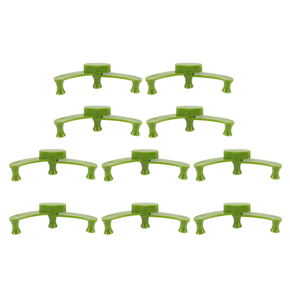 

10 Pcs Stem Trainer Clips Vegetable Houseplant Branch Benders Trellis Pots Plants Plastic Flower Vine