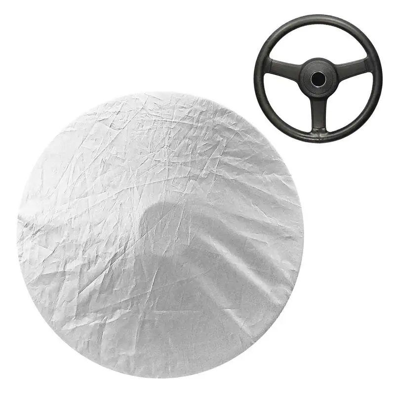 Car Steering Wheel Sun Shade Double Thick Sun Protection Foldable Anti-uv Sunscreen Car Supplies Car Steering Wheel Cover Silver
Car Steering Wheel Sun Shade Double Thick Sun Protection Foldable Anti-uv Sunscreen Car Supplies Car Steering Wheel Cover Silver