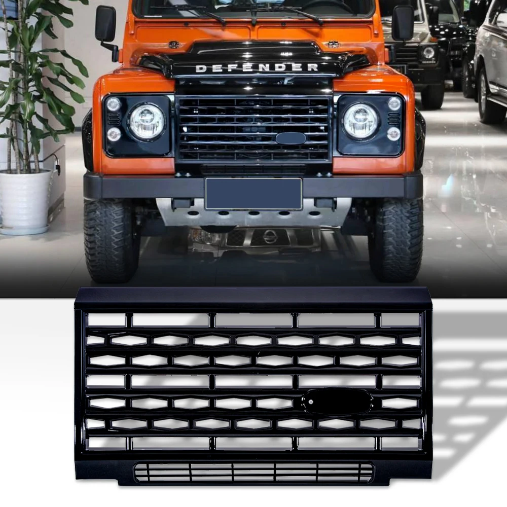 truck part auto parts exterior accessories abs plastic black grill front bumper grill pirrilla fit for land rover defender
truck part auto parts exterior accessories abs plastic black grill front bumper grill pirrilla fit for land rover defender