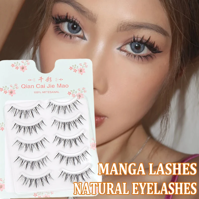 3/5 Pairs Natural Lashes Manga Cross Wispy False Eyelashes Professional Full Strip Lashes Band Eyelashes Extension Beauty Makeup
3/5 Pairs Natural Lashes Manga Cross Wispy False Eyelashes Professional Full Strip Lashes Band Eyelashes Extension Beauty Makeup