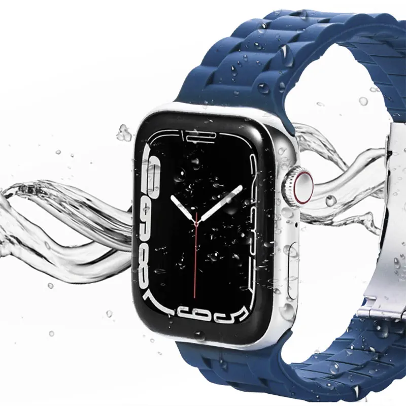 Silicone strap For Apple Watch band 44mm 40mm 45mm 41mm 49mm 38mm 42mm smartwatch correa bracelet iwatch series 3 6 se 7 8 ultra
Silicone strap For Apple Watch band 44mm 40mm 45mm 41mm 49mm 38mm 42mm smartwatch correa bracelet iwatch series 3 6 se 7 8 ultra
