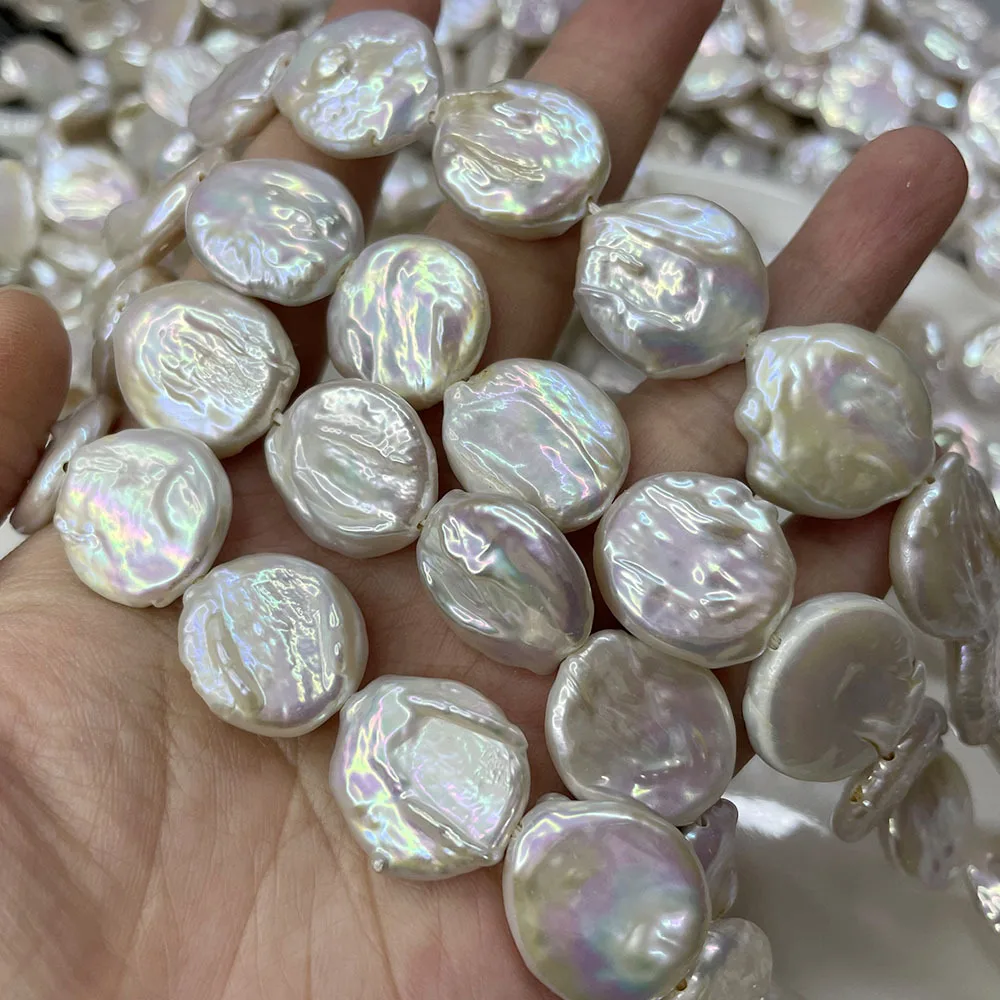 16-17mm Colorful Glare Button Baroque Special-Shaped Natural Freshwater Pearl Beads Loose Beads DIY Jewelry Accessories Necklace
16-17mm Colorful Glare Button Baroque Special-Shaped Natural Freshwater Pearl Beads Loose Beads DIY Jewelry Accessories Necklace