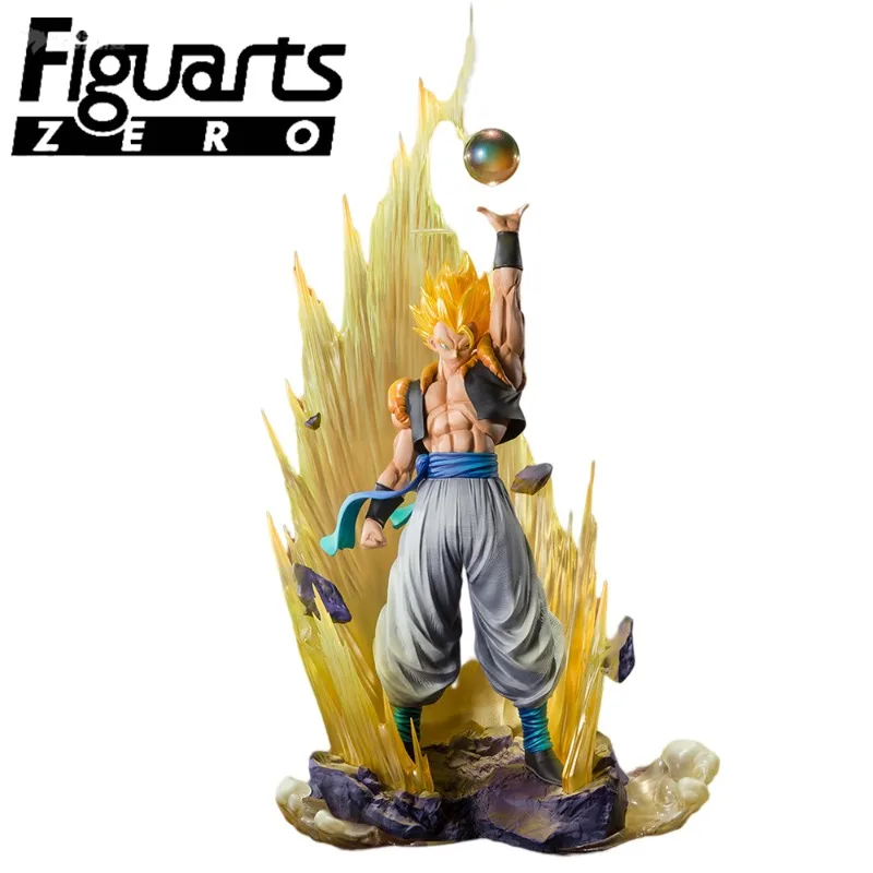 

In Stock Dragon Ball Original BANDAI Figuarts Zero EXTRA BATTLE GOGETA Anime Figure Fusion Super Saiyan Boxed Model Doll Toys