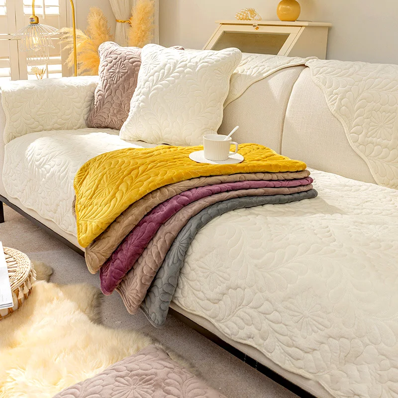 Sofa Covers for Living Room Plain Solid Stretch Sofa Cushion Mat Couch Covers Thicken Plush Non-slip Chair Sofa Towel Home Decor
Sofa Covers for Living Room Plain Solid Stretch Sofa Cushion Mat Couch Covers Thicken Plush Non-slip Chair Sofa Towel Home Decor