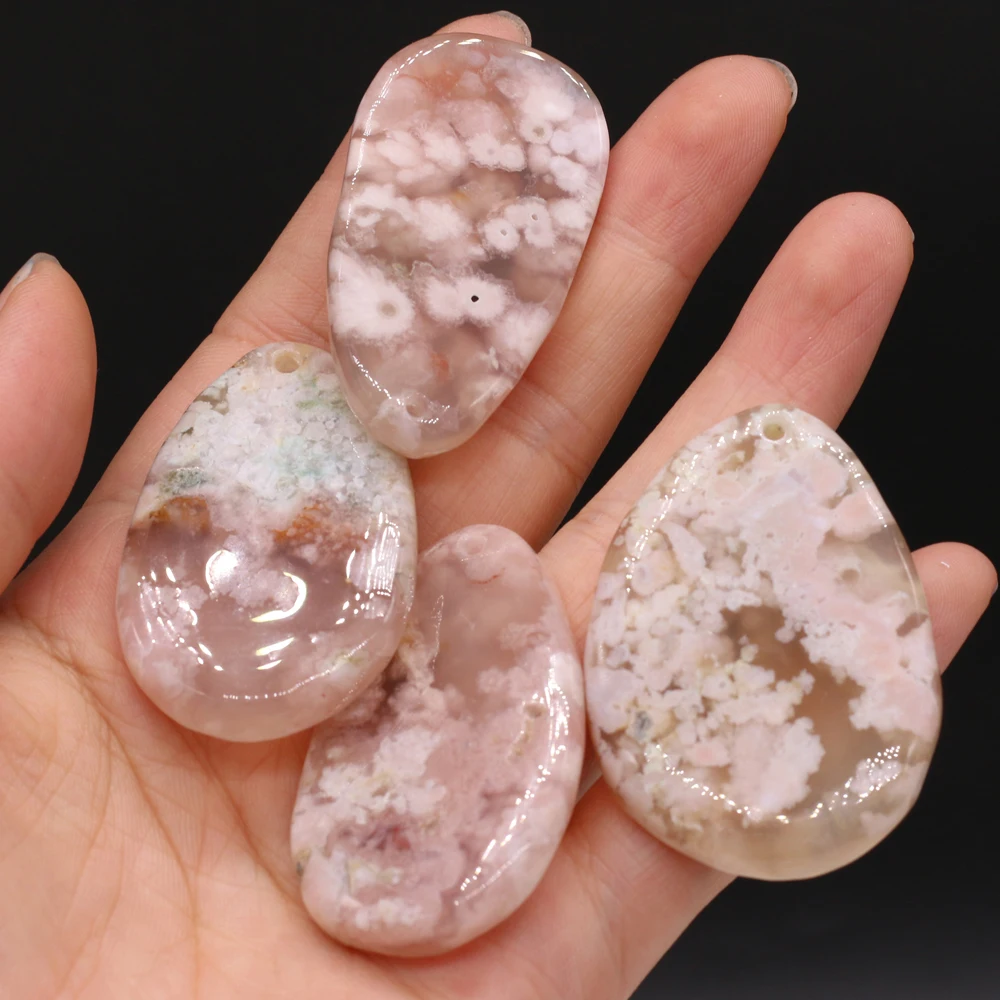 Natural Sakura Agate Stone Irregular Hole Loose Beads For Jewelry Making DIY Bracelet Handmade Pendant Necklaces
Natural Sakura Agate Stone Irregular Hole Loose Beads For Jewelry Making DIY Bracelet Handmade Pendant Necklaces