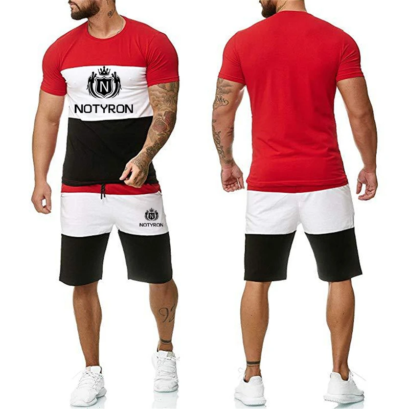 Fashion Stitching Color 3D Print Summer Clothes for Men O-neck T Shirt Short Suits Causal Men's Tracksuit Clothing Sets 2 Piece
Fashion Stitching Color 3D Print Summer Clothes for Men O-neck T Shirt Short Suits Causal Men's Tracksuit Clothing Sets 2 Piece
