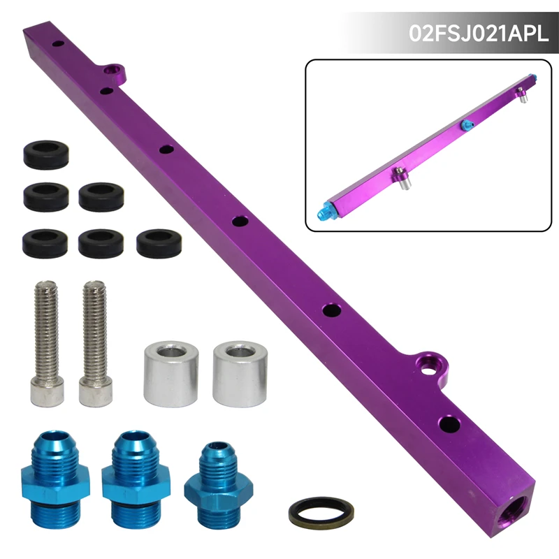 Aluminum High Flow Fuel Rail Fitting Kit Fits For Nissan Prtrol Machined 4.8L 1997-2014 Purple
Aluminum High Flow Fuel Rail Fitting Kit Fits For Nissan Prtrol Machined 4.8L 1997-2014 Purple