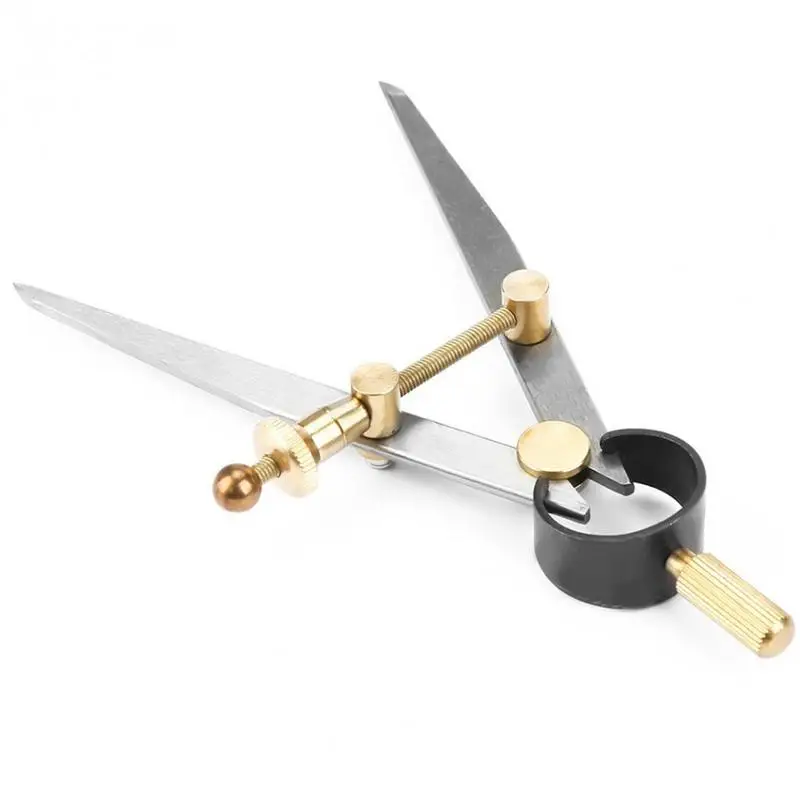 100mm-150mm Adjustable Spring Wing Divider Edge Creaser Compass Copper Accessories DIY Craft Tool For Woodworking Construction
100mm-150mm Adjustable Spring Wing Divider Edge Creaser Compass Copper Accessories DIY Craft Tool For Woodworking Construction