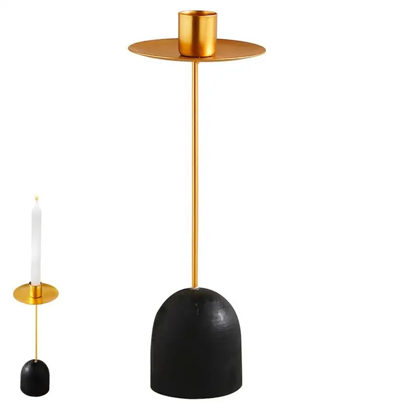 Iron Crafts Single Head Candle Holder Candlestick Romantic Wedding Table Decor Circular Base Integrated Welded Beautifully
Iron Crafts Single Head Candle Holder Candlestick Romantic Wedding Table Decor Circular Base Integrated Welded Beautifully