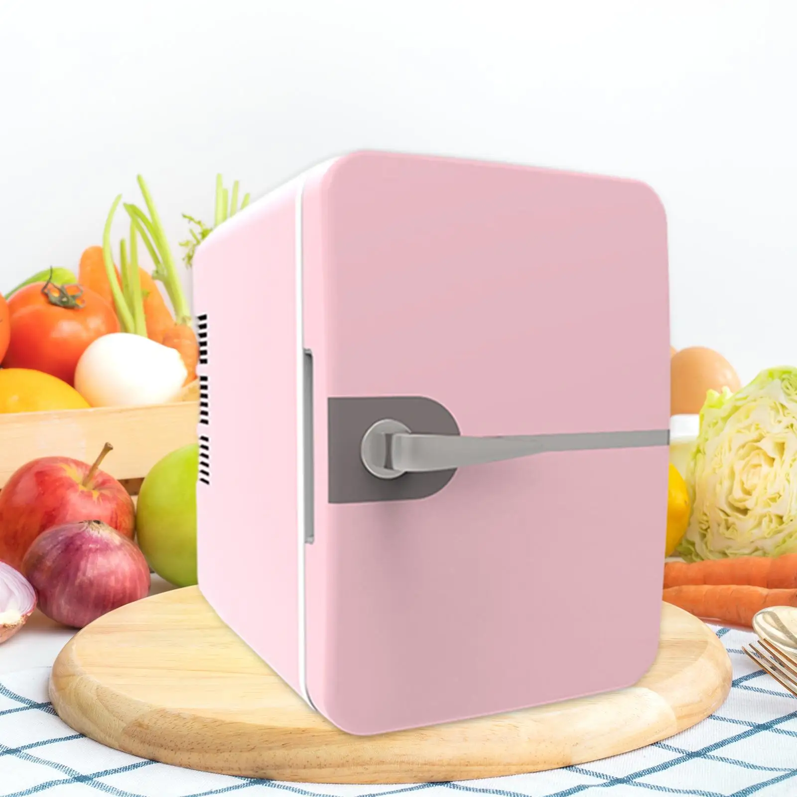 

Mini Fridge Compact Beauty Fridges Personal Travel Refrigerator 4L Portable Drinks Fridge for Food Beverage Lunch Snacks Camping