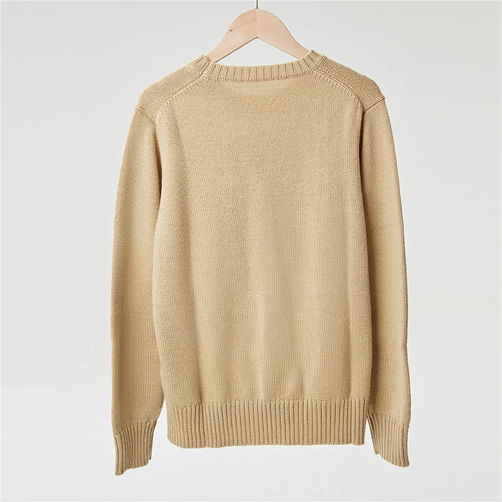 Women Cartoon Embroidered O-Neck Wool Sweater Vintage Sweet Y2K Oversized Long Sleeves Knitwear Preppy Style Lady Loose Pullover
Women Cartoon Embroidered O-Neck Wool Sweater Vintage Sweet Y2K Oversized Long Sleeves Knitwear Preppy Style Lady Loose Pullover