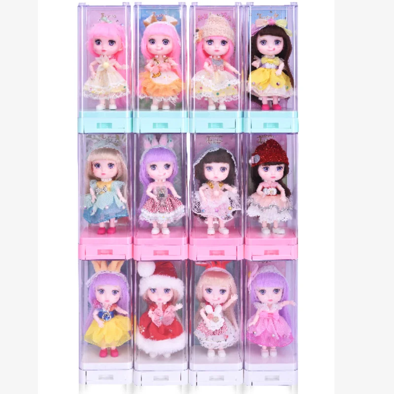 Fashion Personality Doll 3D Big Eyes 16cm BJD Cute Expression Fairy Tale Princess Dress Up Doll Children with Accessories Toys
Fashion Personality Doll 3D Big Eyes 16cm BJD Cute Expression Fairy Tale Princess Dress Up Doll Children with Accessories Toys