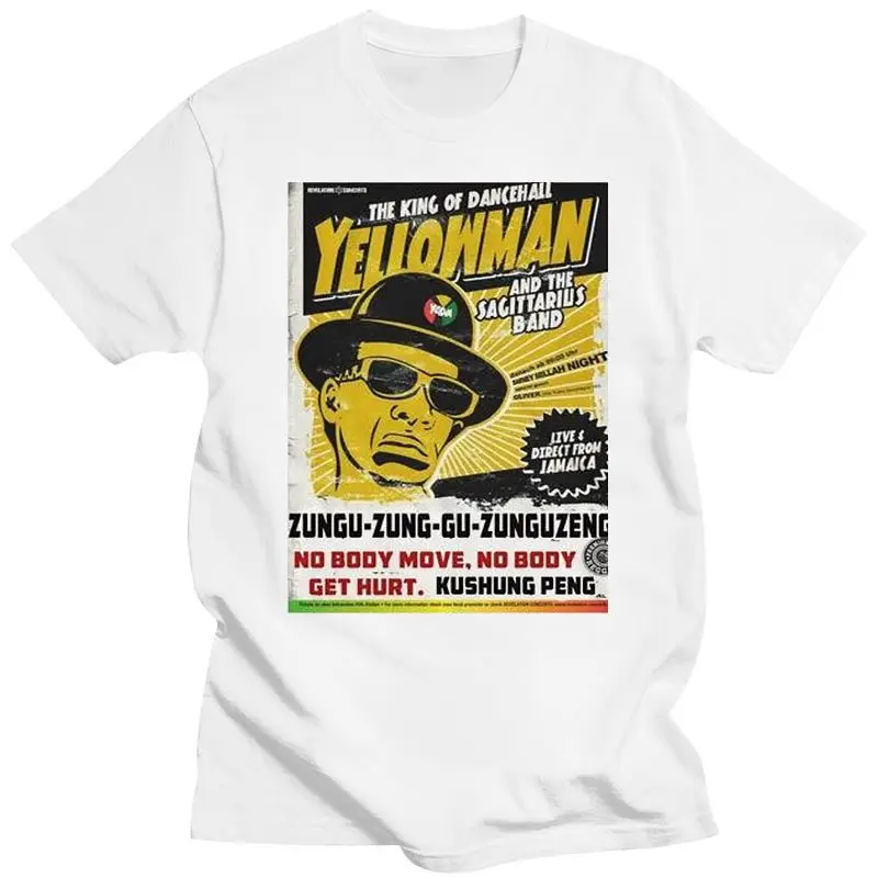 New Reggae, Yellowman футболка, Black Uhuru, Dancehall, Rastafari, Suga Minott, хлопковая Футболка с импульсом, дышащие топы
New Reggae, Yellowman футболка, Black Uhuru, Dancehall, Rastafari, Suga Minott, хлопковая Футболка с импульсом, дышащие топы