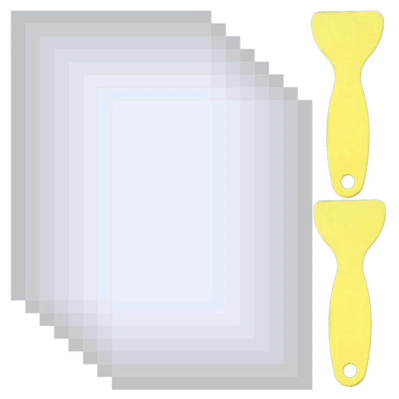 8Pcs FEP Film 140 X 200Mm Thickness 0.15Mm For UV DLP 3D Printers, LCD SLA Resin, With 2 Pieces Replacement Spatulas
8Pcs FEP Film 140 X 200Mm Thickness 0.15Mm For UV DLP 3D Printers, LCD SLA Resin, With 2 Pieces Replacement Spatulas