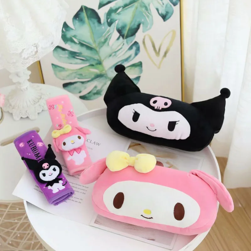 Cartoon Kawaii Hello Melodyed Sanrioed Kittyed Kuromi Car Pillows Anime Gemini Seat Belts Plush Shoulder Pad Car Accessories Toy
Cartoon Kawaii Hello Melodyed Sanrioed Kittyed Kuromi Car Pillows Anime Gemini Seat Belts Plush Shoulder Pad Car Accessories Toy