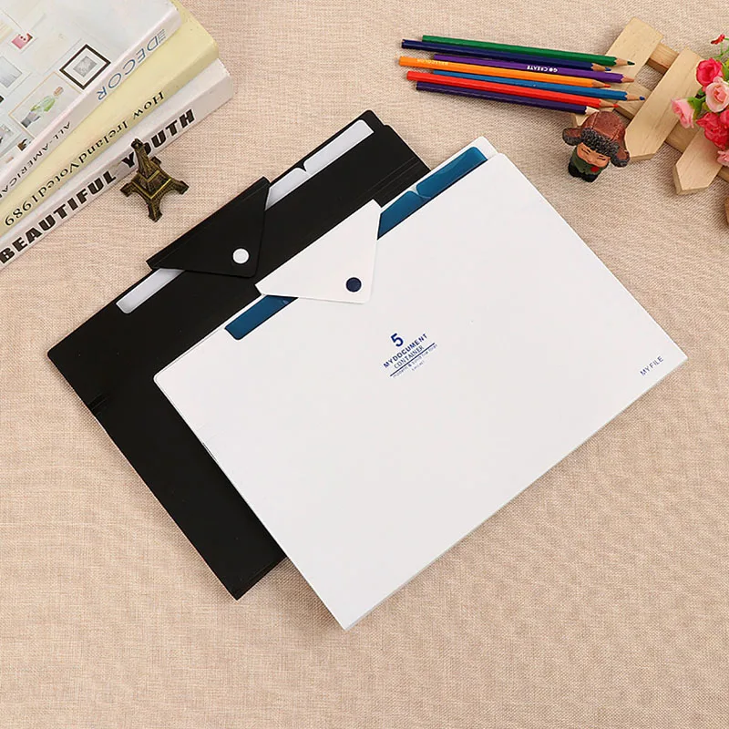 A4 Organ Folder Black And White About Office Style Multi-layer Folder Student Test Paper Storage Organ Bag
A4 Organ Folder Black And White About Office Style Multi-layer Folder Student Test Paper Storage Organ Bag