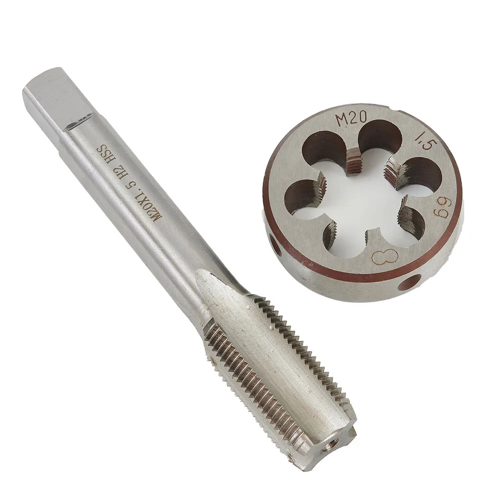 HSS M20x1.5mm Tap & M20 X 1.5mm Die Metric Thread Right Hand High Speed Steel Machine Screw Tap Drill Bit Round Die
HSS M20x1.5mm Tap & M20 X 1.5mm Die Metric Thread Right Hand High Speed Steel Machine Screw Tap Drill Bit Round Die