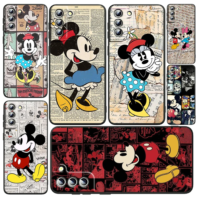 Comic Mickey Minnie Disney Phone Case For Samsung Galaxy S23 S22 S21 S20 FE Ultra Pro Lite S10 S10E S9 Plus 5G Black Funda
Comic Mickey Minnie Disney Phone Case For Samsung Galaxy S23 S22 S21 S20 FE Ultra Pro Lite S10 S10E S9 Plus 5G Black Funda
