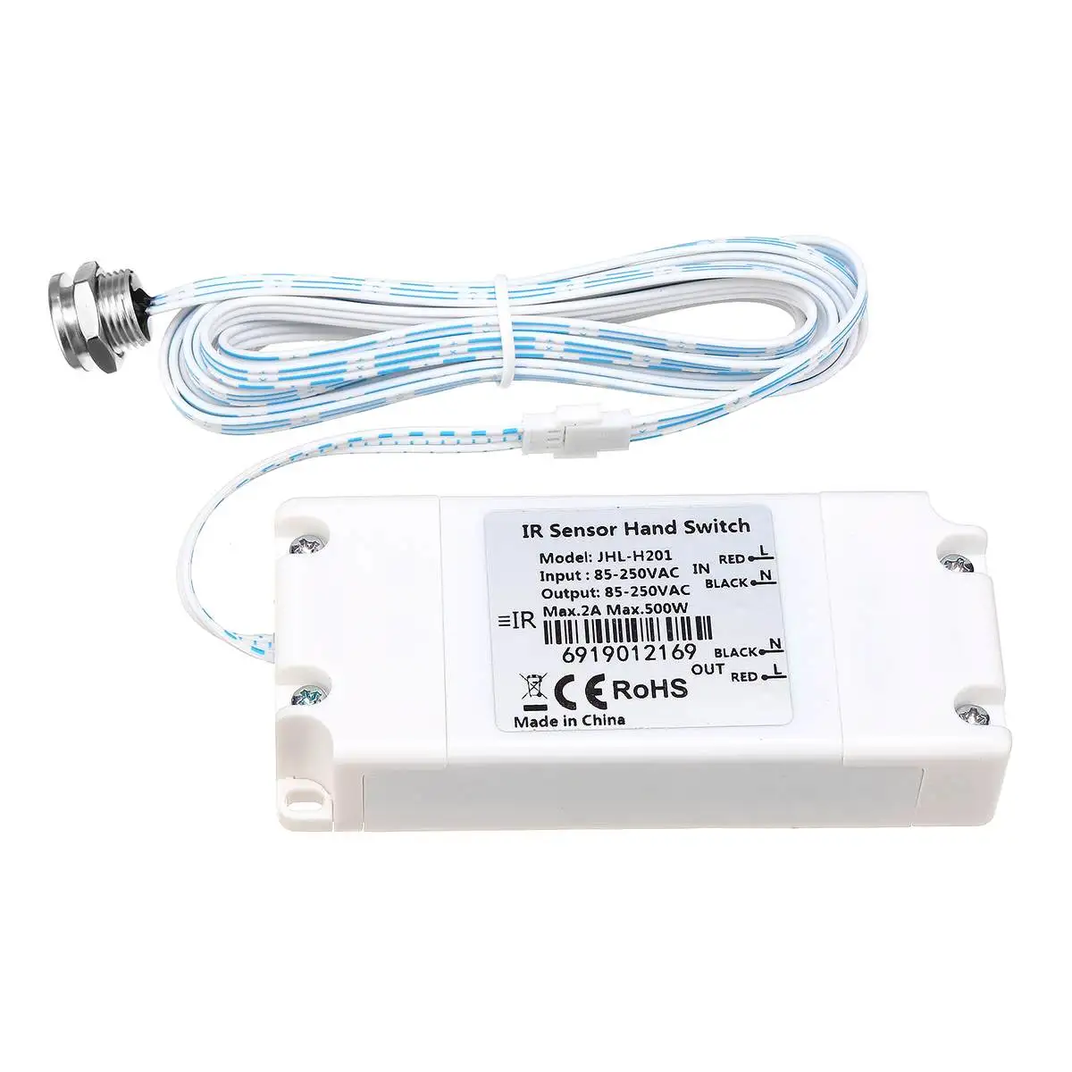 NEW IR Sensor Switch Infrared Light Switch For LED Lamps LED Strips Motion Sensor Hand Wave
NEW IR Sensor Switch Infrared Light Switch For LED Lamps LED Strips Motion Sensor Hand Wave