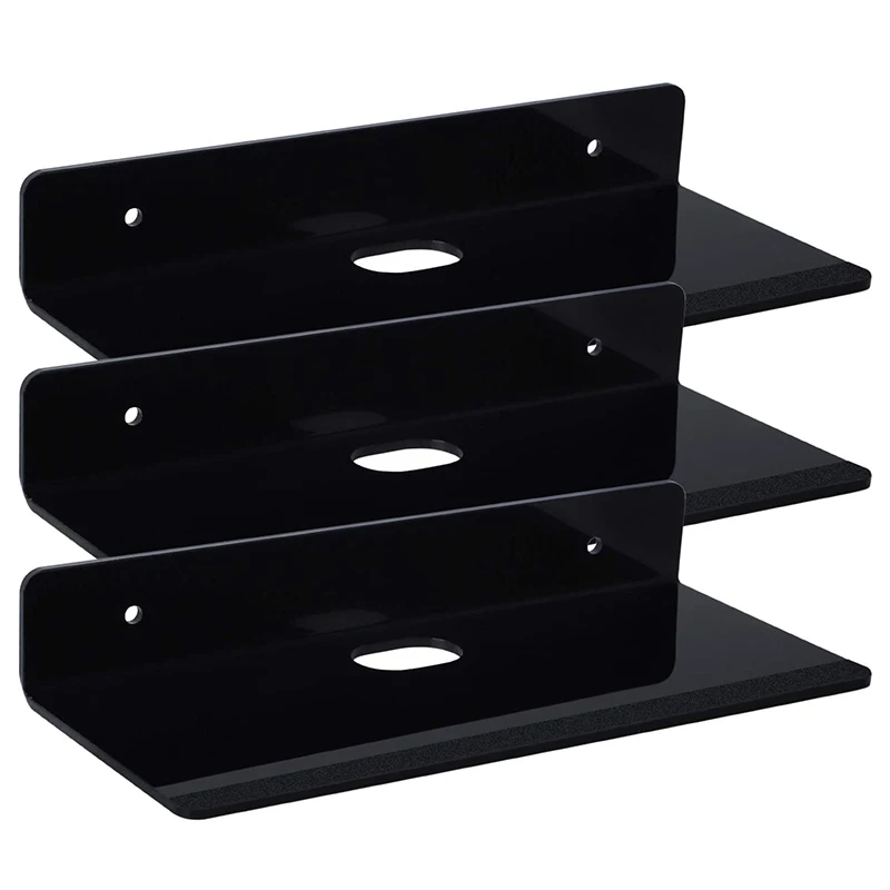 Acrylic Floating Wall Shelves Set of 3, Damage-Free Display Shelf with Small Wall Shelf with Cable Clips
Acrylic Floating Wall Shelves Set of 3, Damage-Free Display Shelf with Small Wall Shelf with Cable Clips