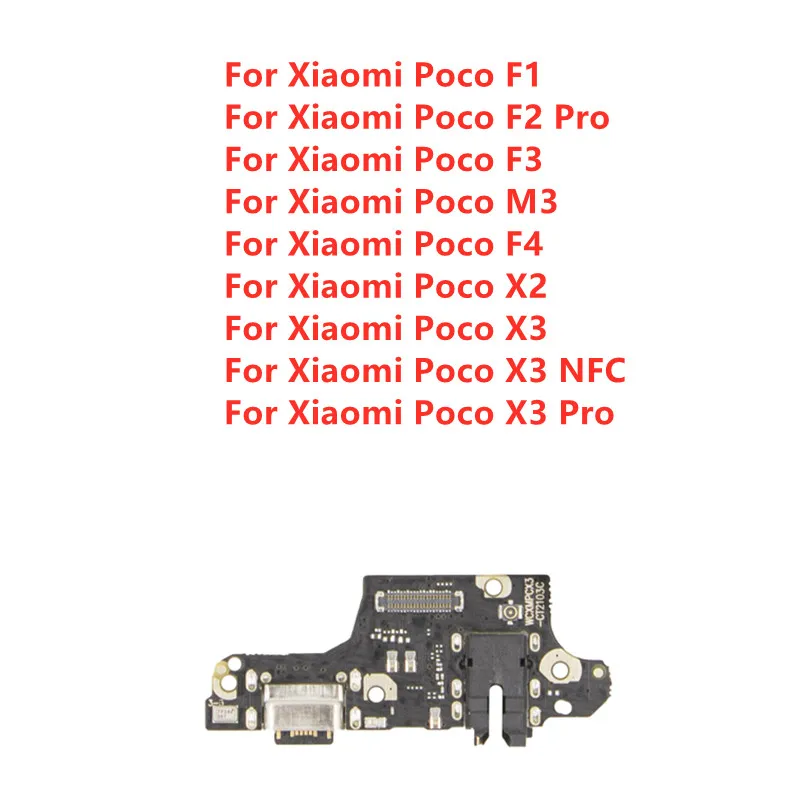 

USB зарядный порт зарядное устройство док-станция разъем плата гибкий кабель для Xiaomi Poco X3 NFC X2 F4 M3 F1 F2 Pro F3 Pro