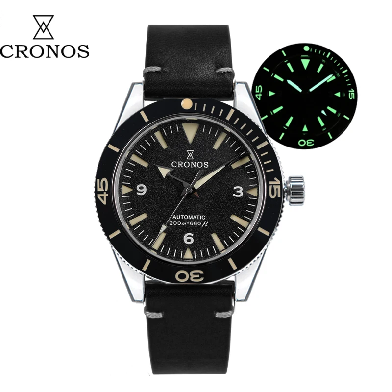 Cronos Automatic Watch Men Sapphire Crystal 20ATM Waterproof NH35 Rotating Bezel Stainless Steel Dive Mechanical Wristwatches
Cronos Automatic Watch Men Sapphire Crystal 20ATM Waterproof NH35 Rotating Bezel Stainless Steel Dive Mechanical Wristwatches