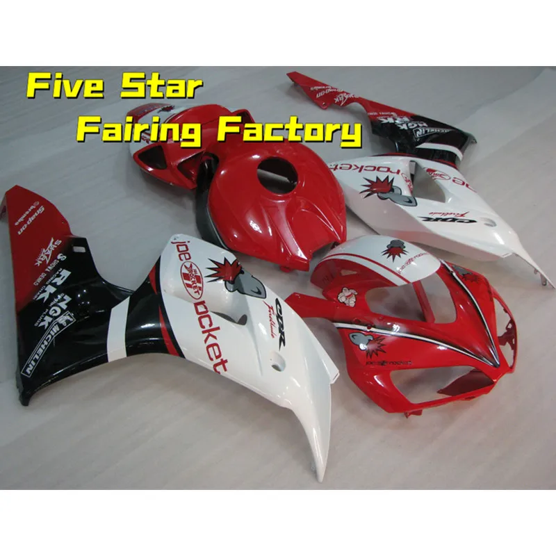 Комплект обтекателей для мотоцикла Honda CBR 1000 RR 2006 2007 кузов CBR1000RR 06 07 впрыск 1000RR CBR1000 красный черный белый верх 
Комплект обтекателей для мотоцикла Honda CBR 1000 RR 2006 2007 кузов CBR1000RR 06 07 впрыск 1000RR CBR1000 красный черный белый верх