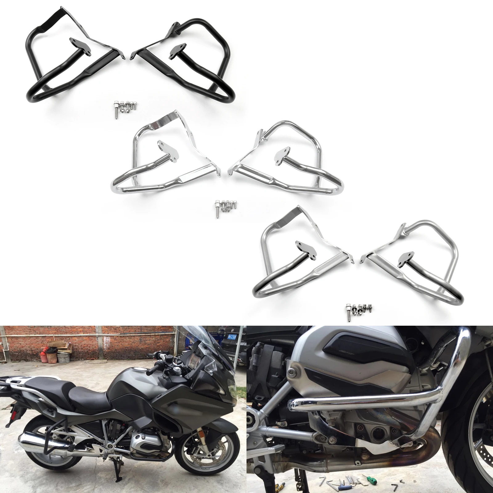 Areyourshop Motorcycle Front Crash Bars Engine Guard Bumper Protector For R1200RT R 1200 RT 2014 2015 2016 2019
Areyourshop Motorcycle Front Crash Bars Engine Guard Bumper Protector For R1200RT R 1200 RT 2014 2015 2016 2019