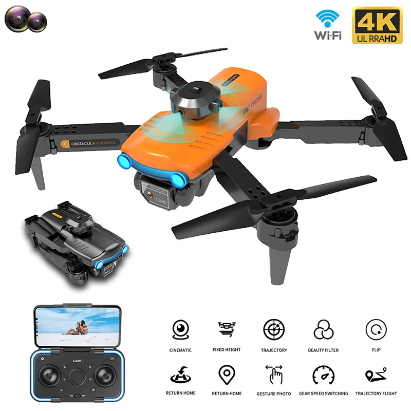 

F187 Drone 4K HD Dual ESC Camera WIFI FPV Aerial Photography Optical Flow Obstacle Avoidance Helicopter Foldable RC Quadcopter