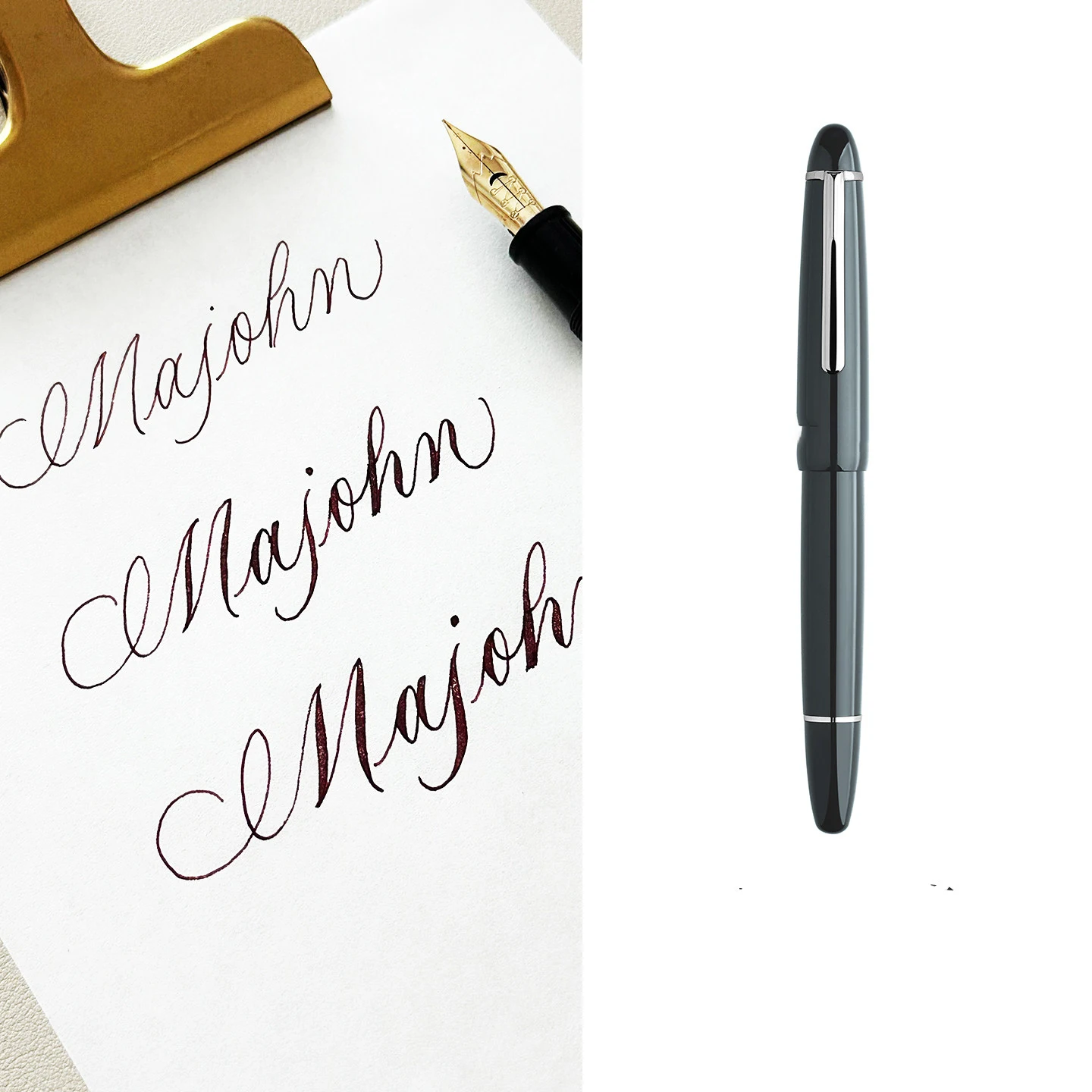 Горячая новинка: перьевая ручка MAJOHN P139 P138 P136 Classic Flex с гибким пером, мягкая, для делового письма, модификация ES ER
Горячая новинка: перьевая ручка MAJOHN P139 P138 P136 Classic Flex с гибким пером, мягкая, для делового письма, модификация ES ER
