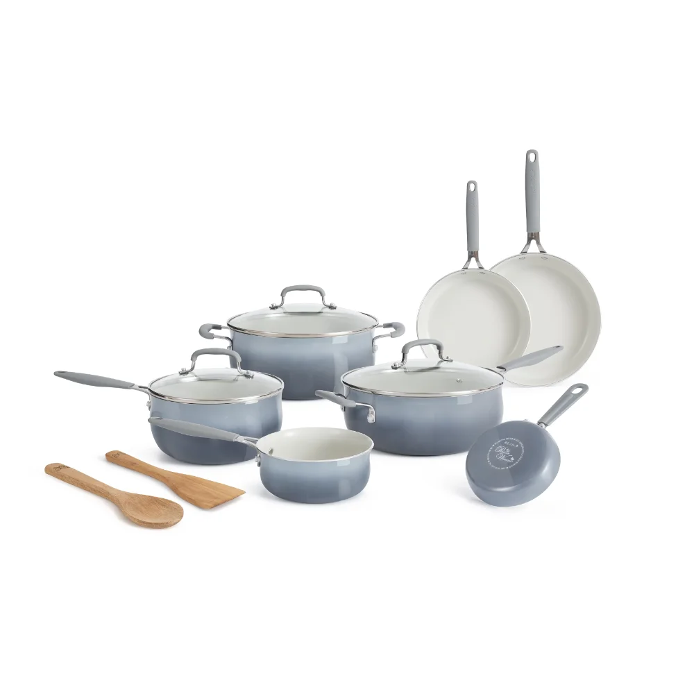 BOUSSAC 12-Piece Nonstick Cookware Set, Porcelain Enamel, Oven Safezqq666diezi, Non Stick Pot Set Cooking Food
BOUSSAC 12-Piece Nonstick Cookware Set, Porcelain Enamel, Oven Safezqq666diezi, Non Stick Pot Set Cooking Food