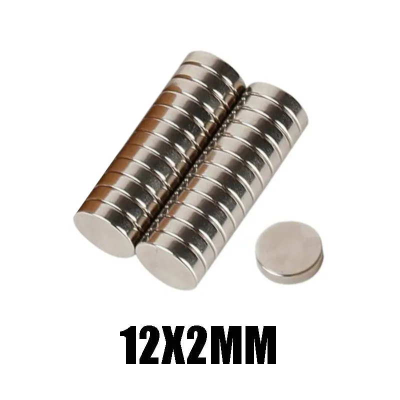 Neodymium Iron Boron Strong Magnet 12x2MM Circular Magnetic Plate Super Strong Magnetic Magnet Refrigerator Magnet
Neodymium Iron Boron Strong Magnet 12x2MM Circular Magnetic Plate Super Strong Magnetic Magnet Refrigerator Magnet