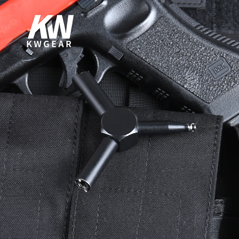 

Outdoor hunting Gas Valve Key Steel Triple Army Force Magazine Charging Tool For GBB AEG KSC WA Airsoft Gun Shooting Glock 17 19