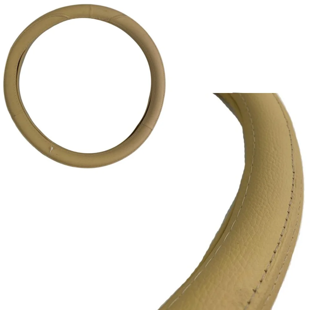 Steering wheel cover 38 cm beige/DIKI377-BJ