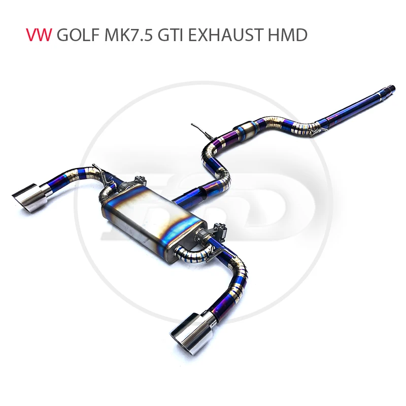 HMD Car Accessories Titanium Alloy Catback Exhaust Pipe For Volkswagen VW Golf 7.5R Custom Valve Stainless Steel Muffler
HMD Car Accessories Titanium Alloy Catback Exhaust Pipe For Volkswagen VW Golf 7.5R Custom Valve Stainless Steel Muffler