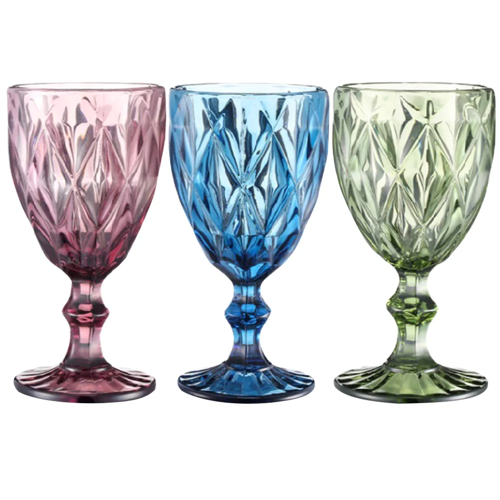 3Pcs Reusable Decorative Small Glass Goblets Cups Glasses for Friends Party Decorate
3Pcs Reusable Decorative Small Glass Goblets Cups Glasses for Friends Party Decorate