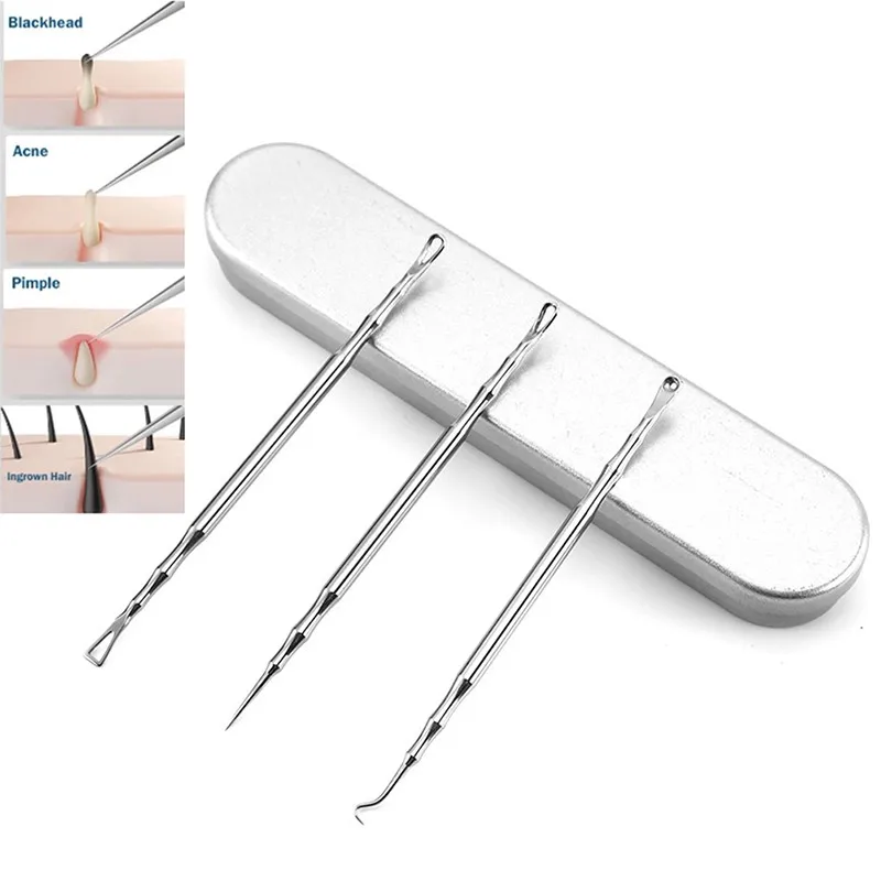 3 Pieces / Set Of New Ultra-fine Blackhead Remover Acne Acne Tools Stainless Steel Heat Treatment Facial Skin Care Tools
3 Pieces / Set Of New Ultra-fine Blackhead Remover Acne Acne Tools Stainless Steel Heat Treatment Facial Skin Care Tools