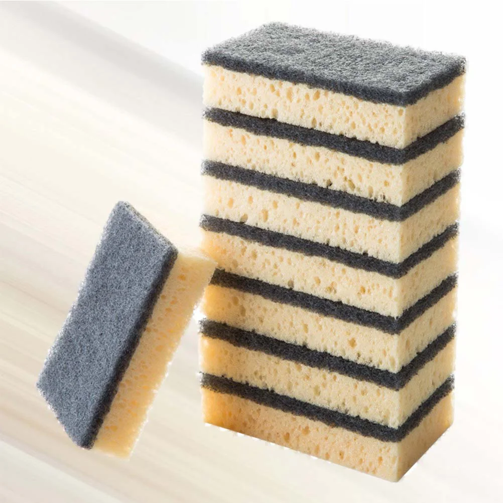 8 PCS Multi-purpose Scouring Pads Non-Scratch Cleaning Dishes Utensils Non-Stick Cookware Sponge Use for Kitchen Bathroom
8 PCS Multi-purpose Scouring Pads Non-Scratch Cleaning Dishes Utensils Non-Stick Cookware Sponge Use for Kitchen Bathroom