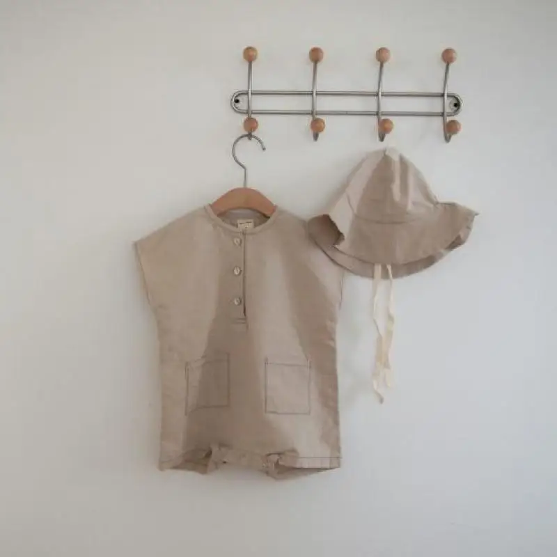 2022 Summer New Baby Solid Short Sleeve Romper+ Hat Infant Boy Loose Casual Jumpsuit Thin Cotton Newborn Girl Toddler Clothes
2022 Summer New Baby Solid Short Sleeve Romper+ Hat Infant Boy Loose Casual Jumpsuit Thin Cotton Newborn Girl Toddler Clothes