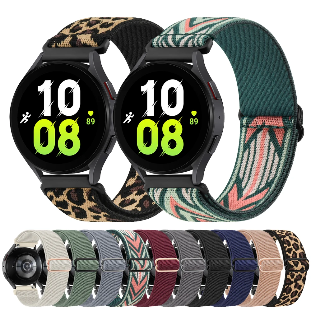 Nylon Elastic Strap For Samsung Galaxy Watch 5 4 40mm 44mm/4 Classic 42mm 46mm/5 Pro Active 2/Watch 3 41mm/Gear S2 Band Bracelet
Nylon Elastic Strap For Samsung Galaxy Watch 5 4 40mm 44mm/4 Classic 42mm 46mm/5 Pro Active 2/Watch 3 41mm/Gear S2 Band Bracelet