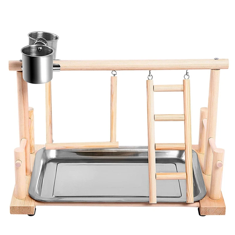 Parrot Playpen Bird Perch Playstand Parrot Playground Gym Wood Ladder Swing Climbing
Parrot Playpen Bird Perch Playstand Parrot Playground Gym Wood Ladder Swing Climbing