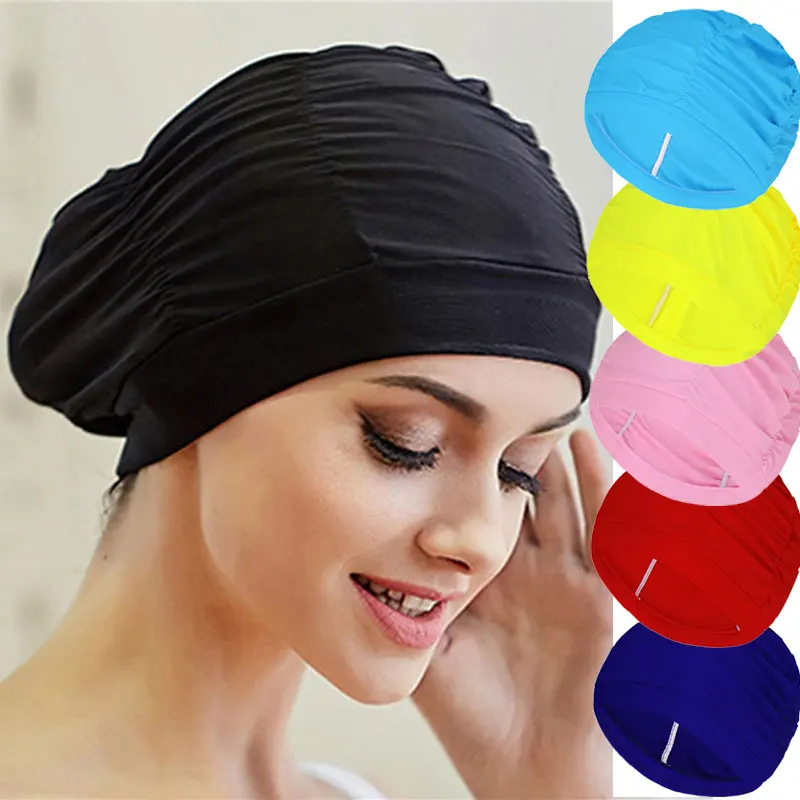 Swimming Hat Women Unisex Girls Long Hair Bathing Cap Swimming Cap Stretch Drape Free Size Swim Pool Sport Elastic Nylon Turban
Swimming Hat Women Unisex Girls Long Hair Bathing Cap Swimming Cap Stretch Drape Free Size Swim Pool Sport Elastic Nylon Turban