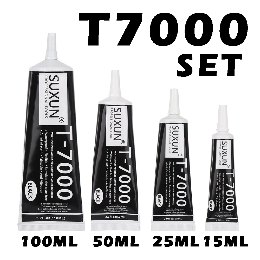 T7000 Set Multifunctional Glue DIY Mobile Phone Screen Frame Epoxy Sealant Super Black Liquid Glue T-7000 Nail Polish
T7000 Set Multifunctional Glue DIY Mobile Phone Screen Frame Epoxy Sealant Super Black Liquid Glue T-7000 Nail Polish