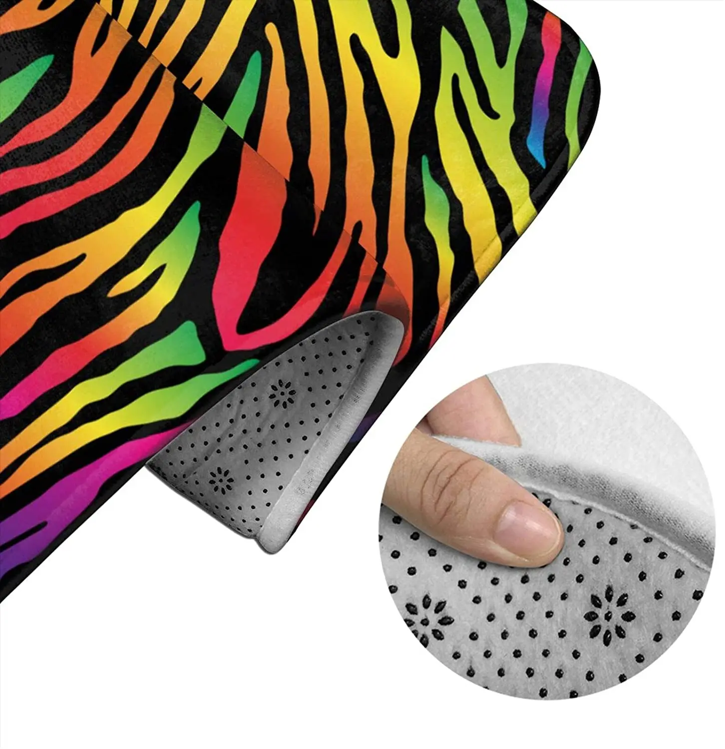 Rainbow Zebra Pattern Bathroom Mat Sets 3 Piece Set Rugs Memory Foam Mat Set Toilet Seat Cover Bath Mat Lid cover
Rainbow Zebra Pattern Bathroom Mat Sets 3 Piece Set Rugs Memory Foam Mat Set Toilet Seat Cover Bath Mat Lid cover