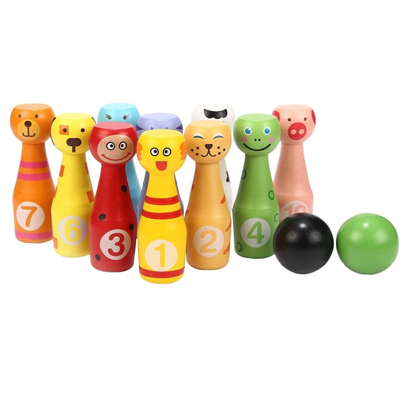 Набор для боулинга, игрушки Skittles с 10 штырьками для боулинга животных, 2 шариками, обучающая игрушка, подарок для детей
Набор для боулинга, игрушки Skittles с 10 штырьками для боулинга животных, 2 шариками, обучающая игрушка, подарок для детей